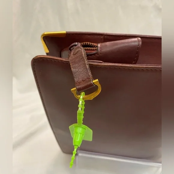 Cartier Bordeaux Leather Must de Cartier A5 Document Case Clutch Bag. - Picture 4 of 14